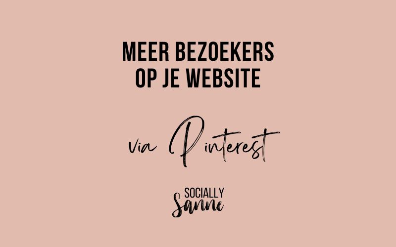 meer bezoekers op je site met pinterest