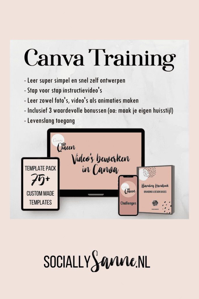 Canva Training Pinterest Socially Sanne