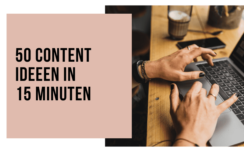 Weet je niet waar je over moet posten op social media? Met dit eenvoudige proces bedenk je binnen 15 minuten 50 idee&euml;n zodat je nooit zonder inspiratie zit // #sociallysanne #socialmedia #content #contenttip #blog // SOCIALLYSANNE.NL