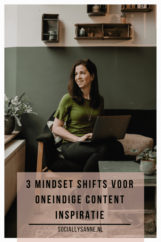Pinterest 1 - 3 mindset shifts voor oneindige content inspiratie