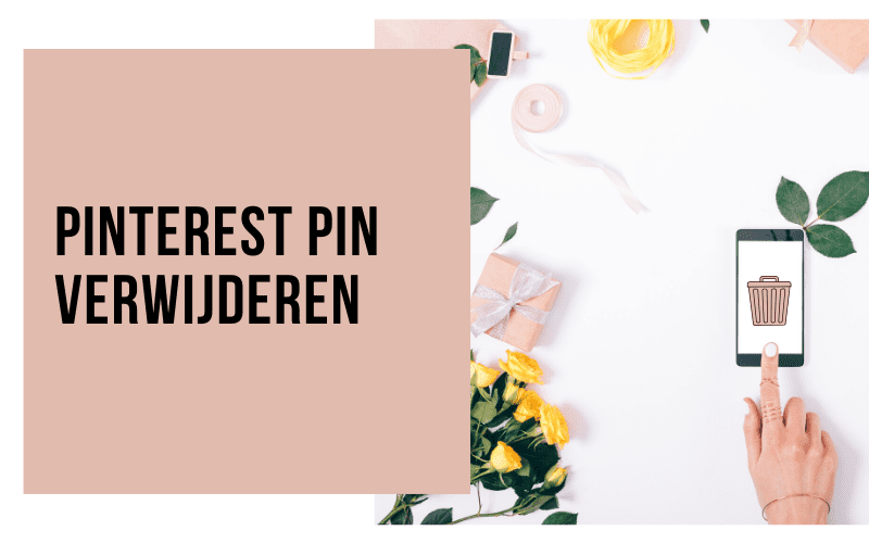 Pinterest pin verwijderen