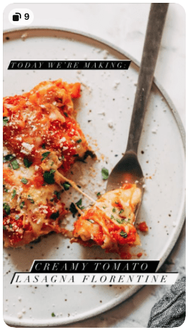 Voorbeeld Pinterest Story Pin Pinch of Yum