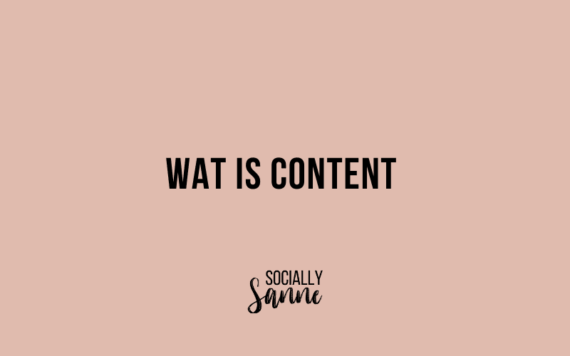 Content Betekenis en Definitie