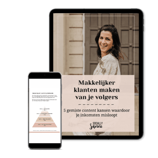 klein Socially Sanne ebook mockup
