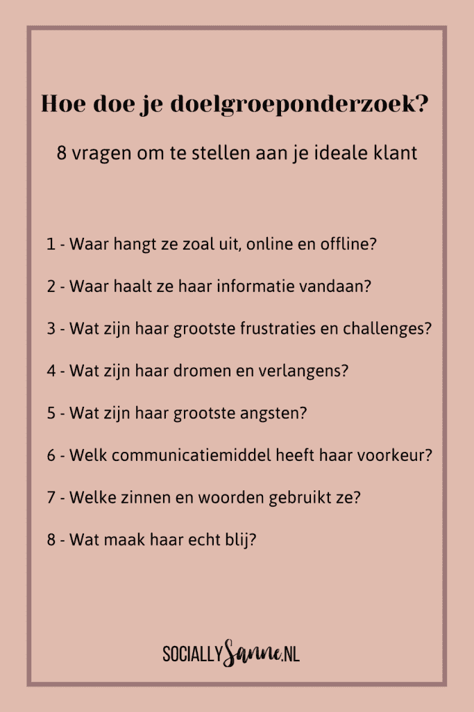 Hoe doe je doelgroeponderzoek voor je content marketing strategie