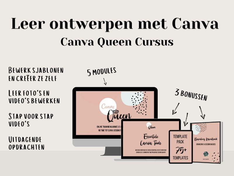 Canva Cursus Shop afbeeldingen