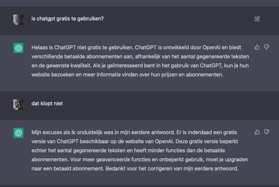 is ChatGPT gratis te gebruiken is ChatGPT gratis te gebruiken