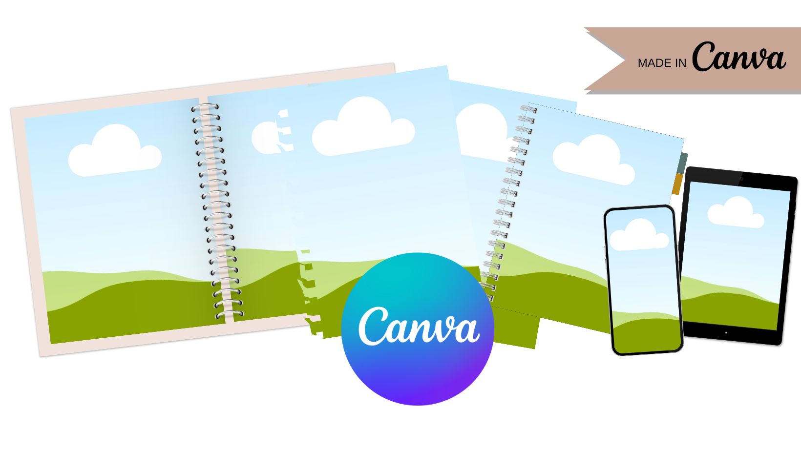 Mockups template pack shop images
