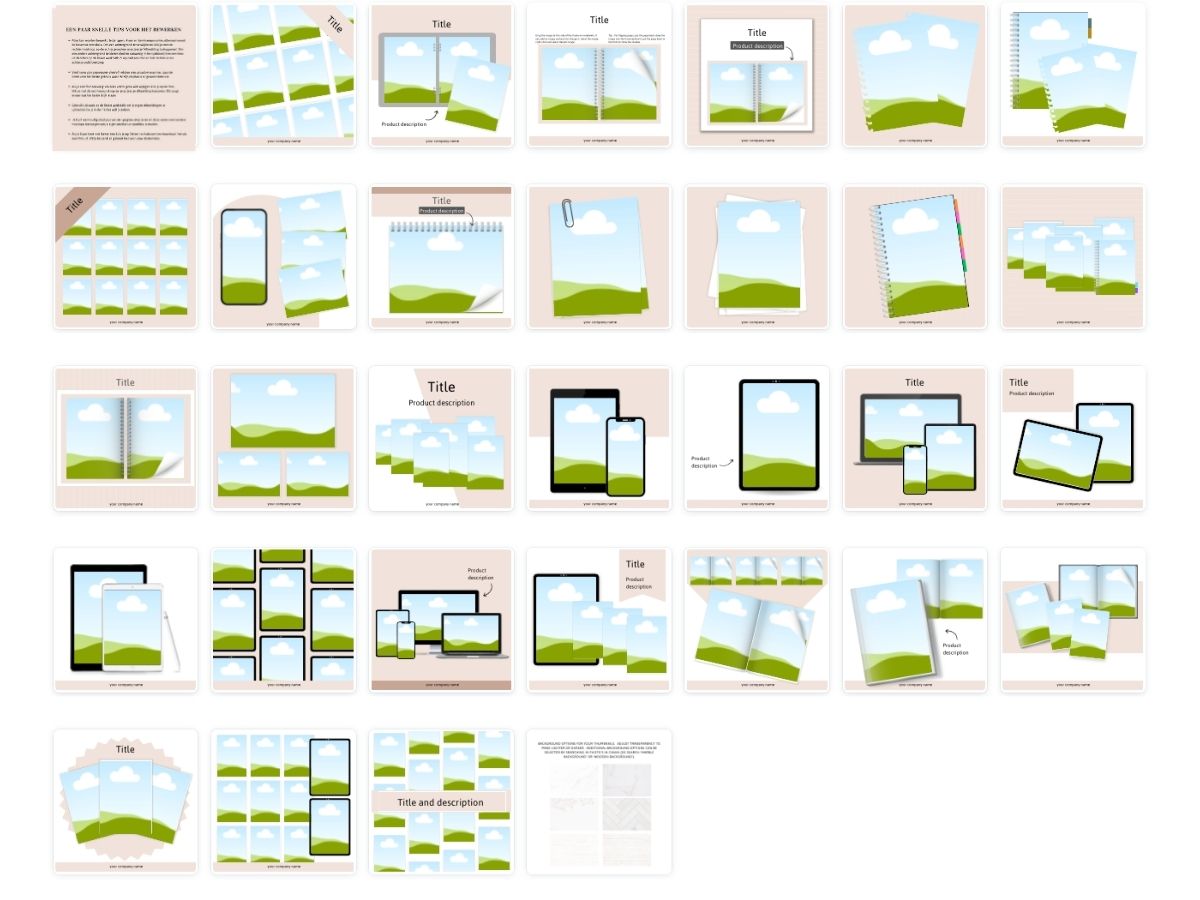 Mockups Template Pack Canva
