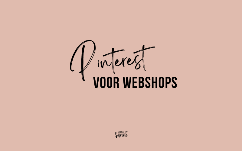 Pinterest voor webshops header