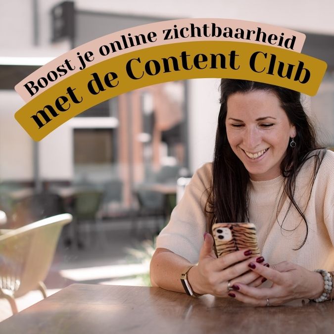 Boost je online zichtbaarheid content club klein shop image