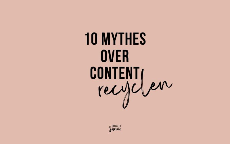 10 Mythes over Content Recyclen die jou onnodig tijd en stress kosten