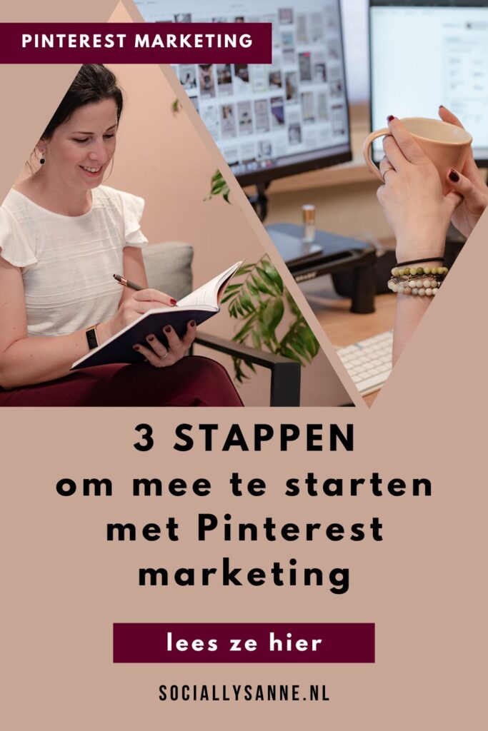 Starten met Pinterest - eerste 3 stappen - Socially Sanne blog