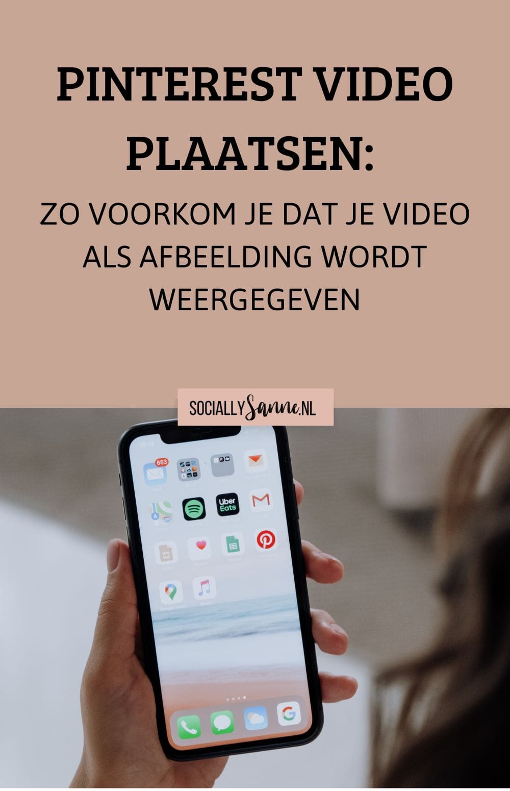 Pinterest video plaatsen - Socially Sanne