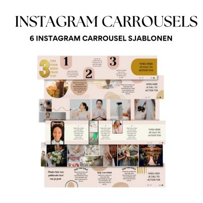 Instagram Carrousel Template pakket