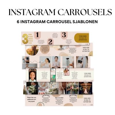 Instagram Carrousel Template pakket