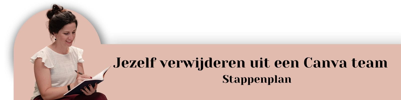 Jezelf verwijderen uit een Canva team<br />
Stappenplan