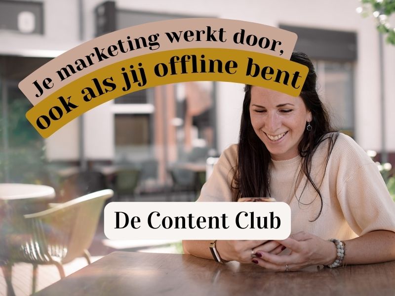 Je marketing werkt door